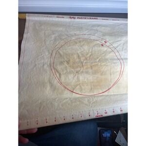 Vintage Foley Pastry Frame Canvas Rolling Mat Pie Crust Guide Minneapolis MN